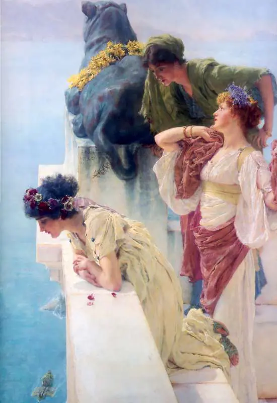 Alma-Tadema — Kilátópont festményreprodukció