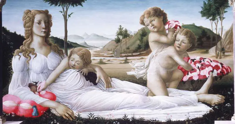 Botticelli — Allegória festményreprodukció